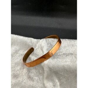 Vintage‎ Sabona Copper Cuff Bracelet Magnets Signed 7"